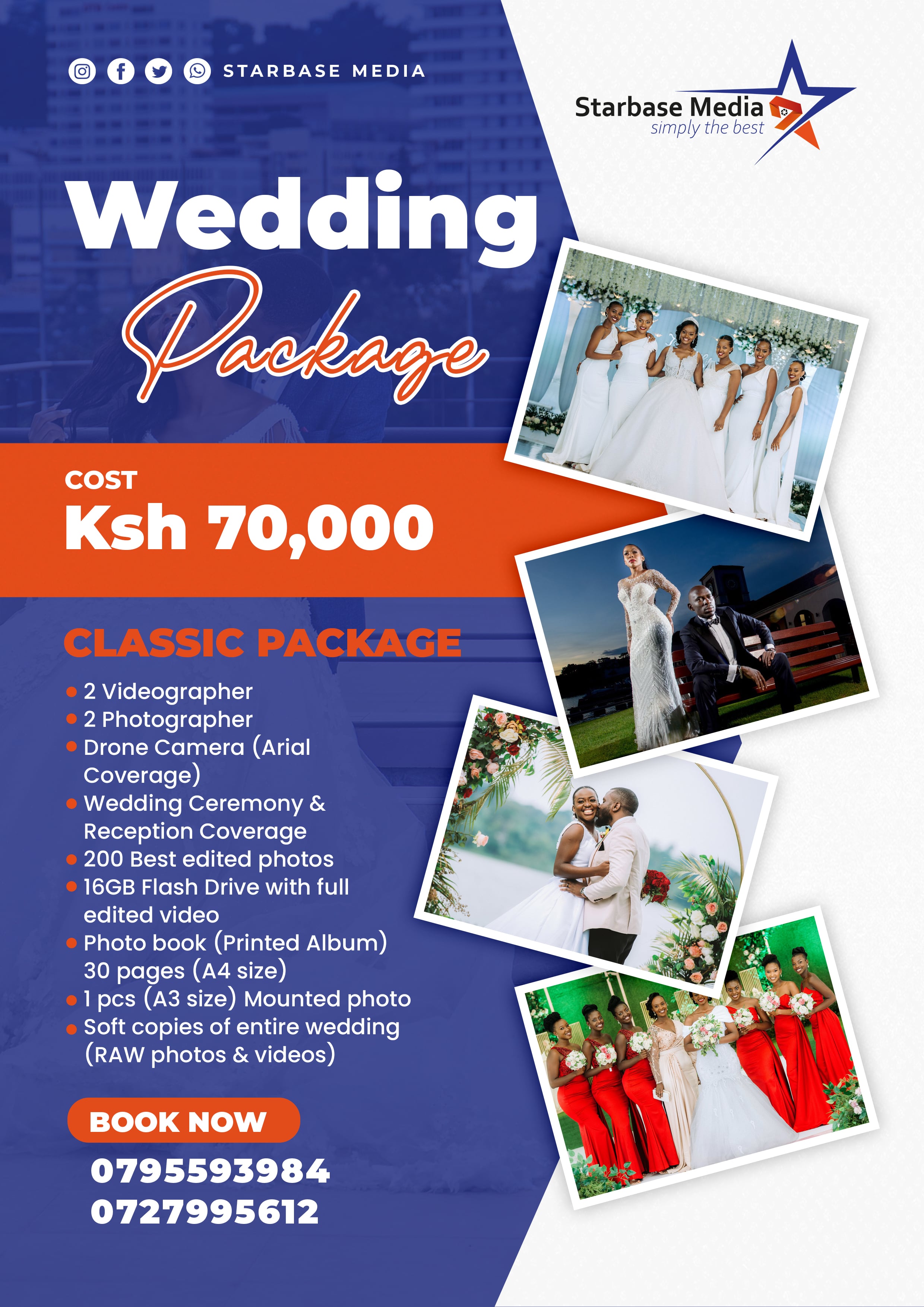 Classic Wedding Package @ Ksh. 70000.00